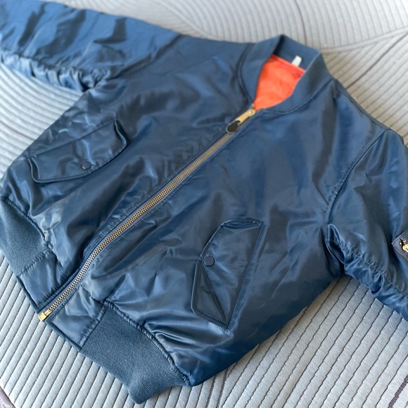 ROTHCO | S | MA-1 FLIGHT Men’s Navy Blue Technical Zip Cargo Bomber Jacket - Picture 12 of 16